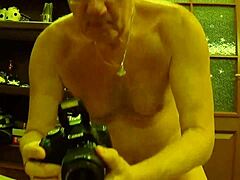 the husband dives into cunnilingus with his wife's spreading legs