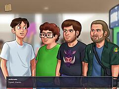 summertime saga 155 hits with erotic hentai cartoon scenes