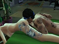 Sims 4 double date gets hot