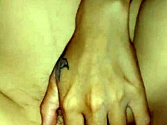 Cumming inside wife's pussy during sexy sex