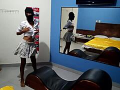 delicious skinny brunette visits her stepfather to give him something special, wants slow and discreet sex