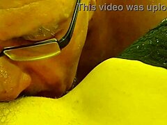 the husband dives into cunnilingus with his wife's spreading legs