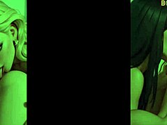 Lamer culo de esa morena lo hace correrse enorme en hentai 3D