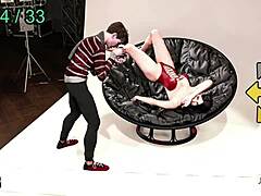 Owing Money Turns Into Wild Riding Session With Shaved Pussy And Monster Cock