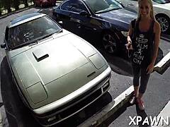 Watch Amateur Couple Engage In Hardcore Sex In The Shop With Blowjob And Fucking