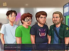 summertime saga 155 hits with erotic hentai cartoon scenes