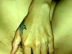 Cumming inside wife's pussy during sexy sex