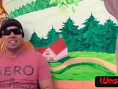 Kate bittencourt, that mulata with a big ass, sucking cock in her tasty hole.