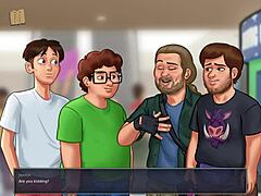 summertime saga 155 hits with erotic hentai cartoon scenes