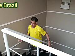 Latina Milf With Big Tits And Shaved Pussy Sucks Big Cock In Motel