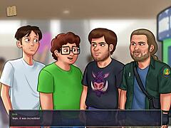 summertime saga 155 hits with erotic hentai cartoon scenes