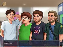 summertime saga 155 hits with erotic hentai cartoon scenes