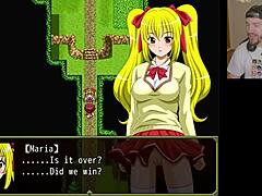 Girl discovers mature marionette fantasy in uncensored game