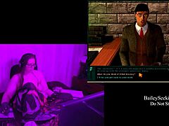 blackmoor manor play through part 6 with long haired brunette character.