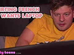 french babe feels rough fucking before cumshot on glasses