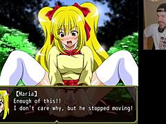 Girl discovers mature marionette fantasy in uncensored game