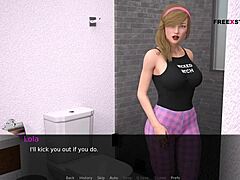 Dusklight Manor - Sex Scene 10 - Jhon Takes Shower With Lola