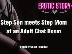 Stepson and stepmother's erotic encounter