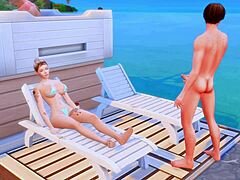 Stepson fucks stepmom ass stepfather watches wife cheat sims 4 anime hentai animation?