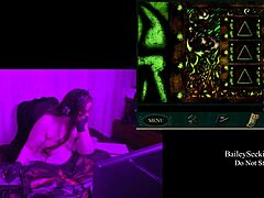 blackmoor manor play through part 6 with long haired brunette character.