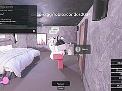 playing roblox and interacting with random girls