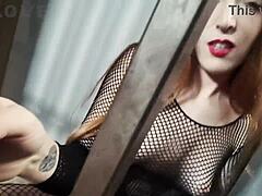 Having Fun With Liz Rainbow In Dungeon Setting