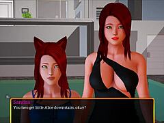 In my new family, the redhead amateur explores erotic pleasures