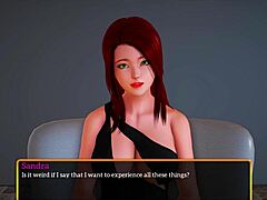 In my new family, the redhead amateur explores erotic pleasures