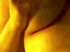 Horny Slut Masturbates Shaved Pussy to Orgasm