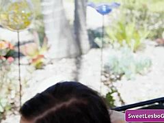 Busty Lesbians Eat Pussy Intensely