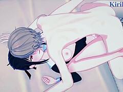 カグヤとチカのヘンタイでの激しいセックス