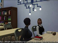 Francia animált este a Sims 4-tel