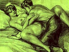 Vintage Drawings Evoking Deep Erotic Emotions