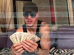 Ebony babe fucks vanilla baller!