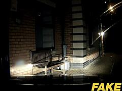 Cheeky Teen Dares Outdoor Blowjob with Fake Cop