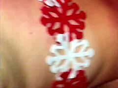 Wow, Winter Costume Dress Up With Big Tits Side Fuck And Doggy!