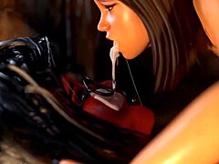 와, 이 후타나리 서큐버스는 오늘 밤 격렬한 솔로 세션에서 야생으로 놀아