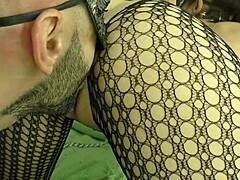 watch slut wife suck and fuck in bdsm?