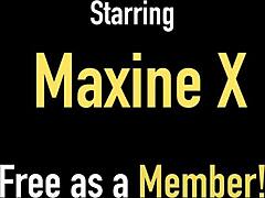 maxine x has choosen her biggest dildos for solo webcam show.