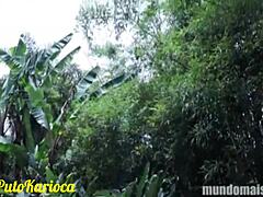 Vacation with friends turned into a huge orgy with big black cocks!