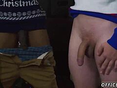 Watch ebony thug in gay holiday porn