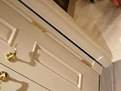 Hot model rips dress in hotel room!