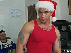 Watch ebony thug in gay holiday porn