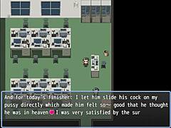 the milf sucks the playboy in the alley for her unfaithful routine in this hentai game part 5