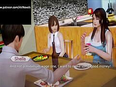 Detailed Scenes From Academy 23 In Anime Hentai Style.