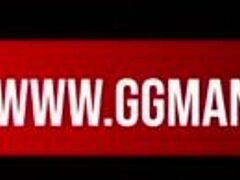 Horny latina girl with big ass in roast chicken position for lesbian fun.