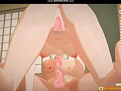 Nude girl asks, 'Want to play?'