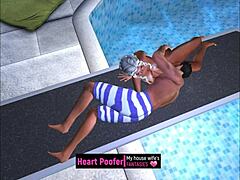 Sex Taken At Public Swimming Pool On Jumping Board