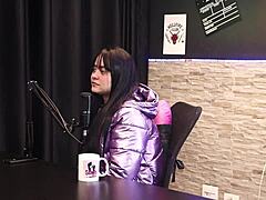 Pamela sagaz in sheer red lingerie