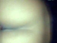 suggestive pov strapon action with gay couple